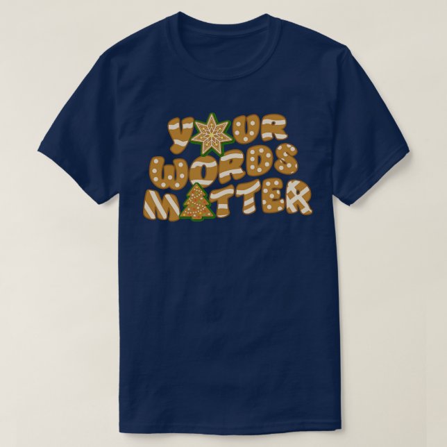 Tal Therapist på ord T Shirt (Design framsida)
