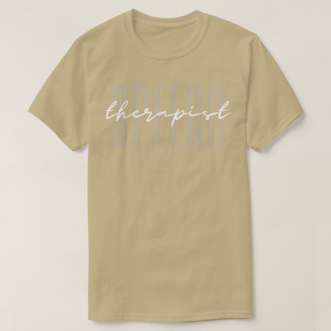 Tal Therapist SLP Teacher Tal Therapy T Shirt (Design framsida)