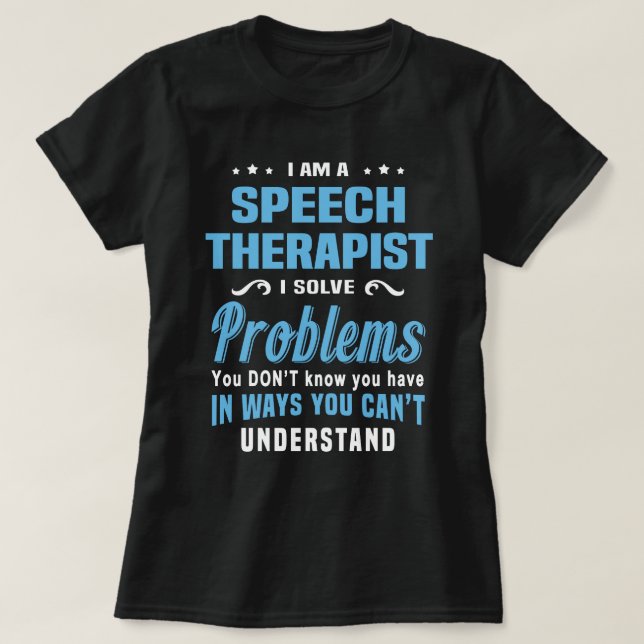 Tal Therapist T Shirt (Design framsida)