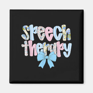 Tal Therapy Retro Groovy Language Patholog T Magnet