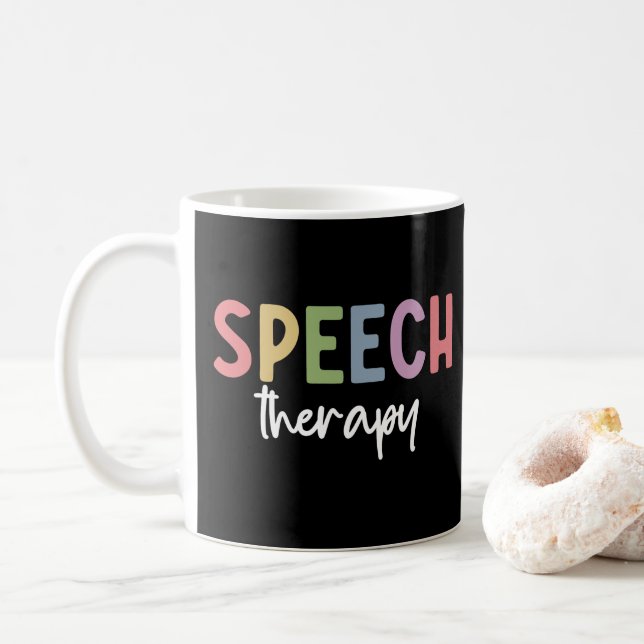 Tal Therapy SLP Tal-patologer Kaffemugg (Med munk)