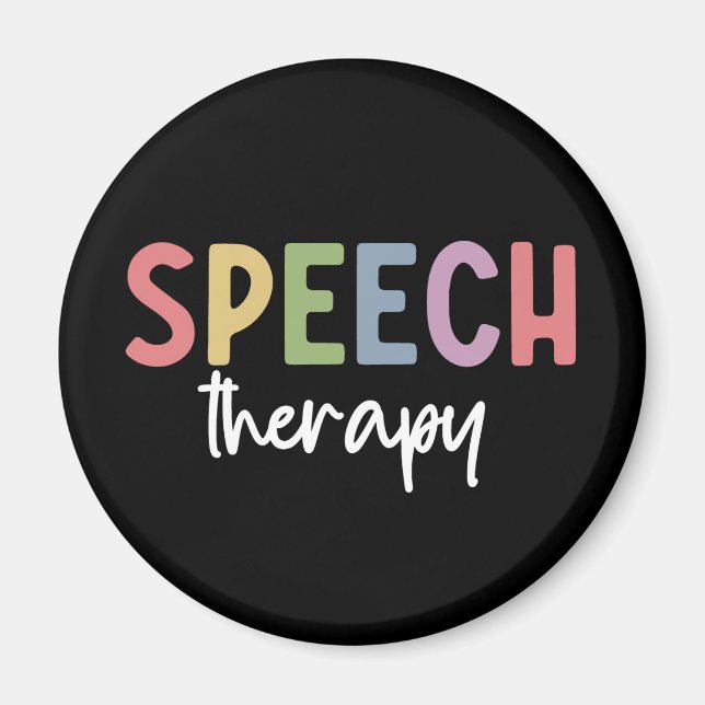 Tal Therapy SLP Tal-patologer Magnet (Framsidan)