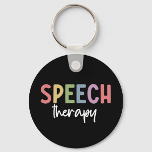 Tal Therapy SLP Tal-patologer Nyckelring