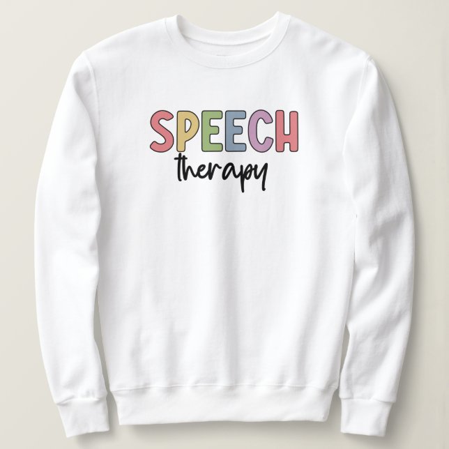 Tal Therapy SLP Tal-patologer T Shirt (Design framsida)