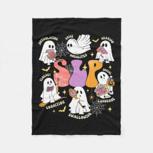 Tal Therapy Spooky Slp Halloween Cute Ghost Fleecefilt
