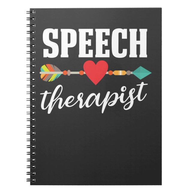 Tal Therapy Tal Spatolog SLP Anteckningsbok (Framsidan)