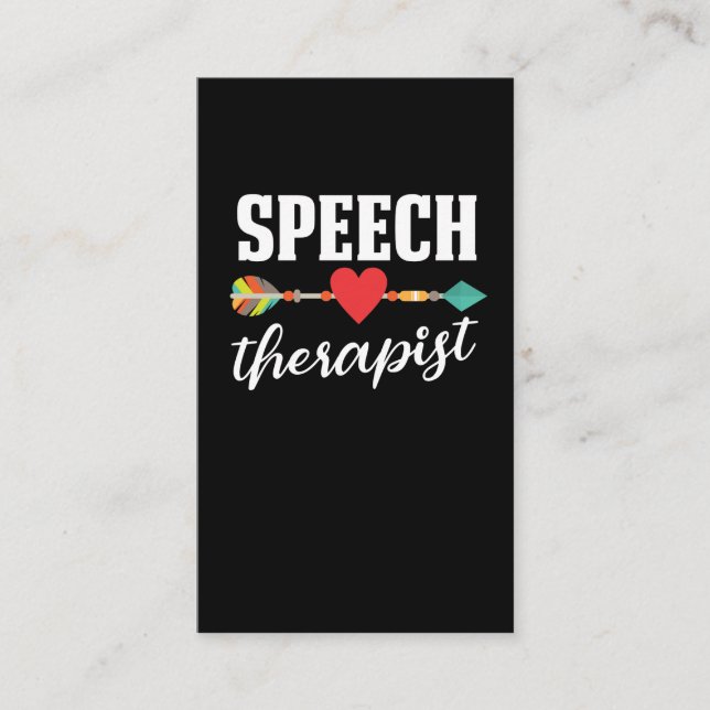 Tal Therapy Tal Spatolog SLP Visitkort (Framsida)