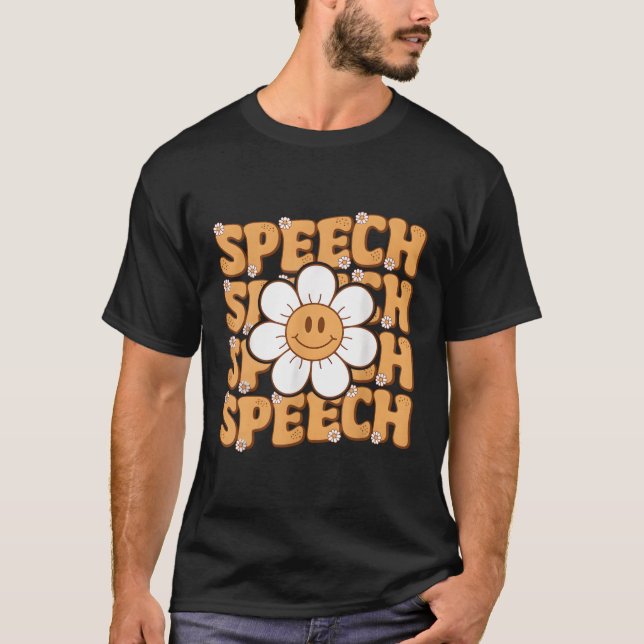 Tal Therapy Tal språkpatolog Therapi T Shirt (Framsida)
