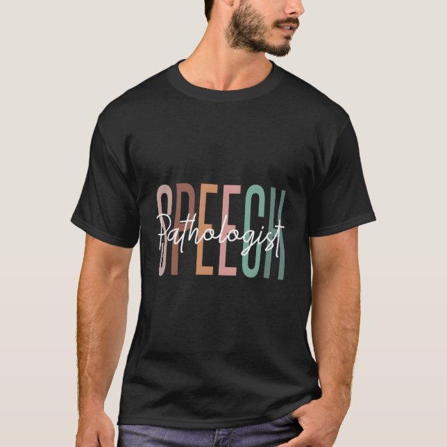Tal Therapy Tal språkpatolog Therapi T Shirt (Framsida)