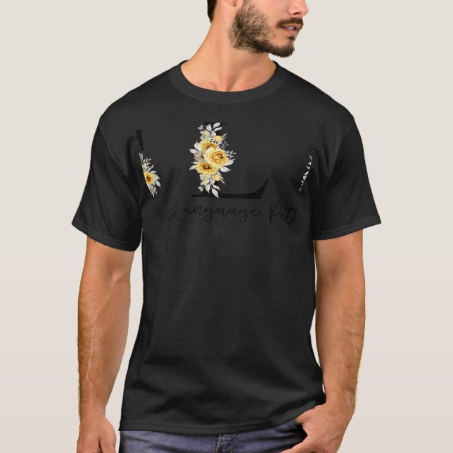 Tal Therapy Tal språkpatolog Therapi T Shirt (Framsida)