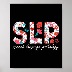 Tal Therapy Tal Språkpatologi Retro Dai Poster