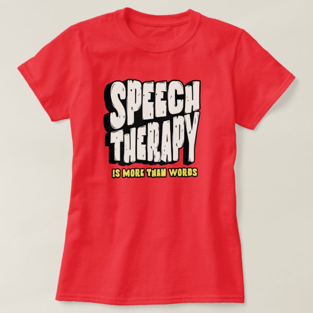 Tal Therapy | Tal Therapist T Shirt (Design framsida)