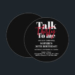 Tala 30 till mig i den moderna Party-cirkeln i 30å Inbjudningar<br><div class="desc">Tala 30 till mig Modern inbjudan till Party-cirkel i 30års födelsedag.Tala 30 till mig Modern 30års födelsedag Party bjudan "Turning 30 har aldrig varit den här chicen! Gör din milstolpe till en födelsedag som inte kan glömmas bort med vårt samtal 30 till mig på 30års födelsedag-festen. Var unik, var djärv,...</div>