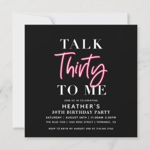 Tala 30 till mig på Party-torget i 30års födelseda Inbjudningar