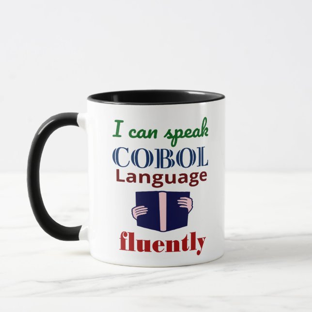 Tala Cobol-språk flytande Mugg (Vänster)