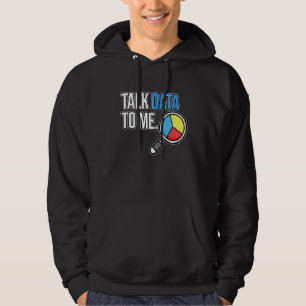 Tala Data Till Mig Datorvetare Dataanalytiker Gr Hoodie