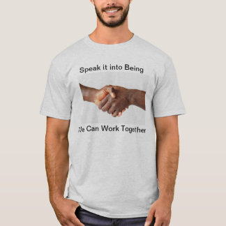 Tala det in i att vara t-shirt