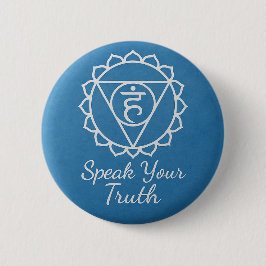 Tala Din Sanning Hals Chakra Kommunikation Knapp