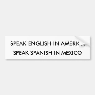 TALA ENGELSKA I AMERIKA, TALA SPANJOR I MEXICO BILDEKAL