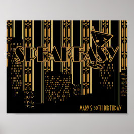 Tala enkelt, 1920-talets Födelsedagsfest Poster