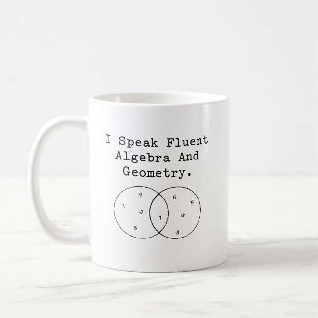 Tala flytande Algebra och geometri expert Kaffemugg (Vänster)