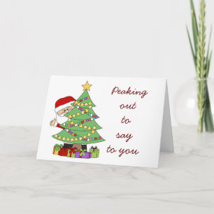 TALA FÖR ATT SÄGA GOD JUL/GOTT NYTT ÅR KORT