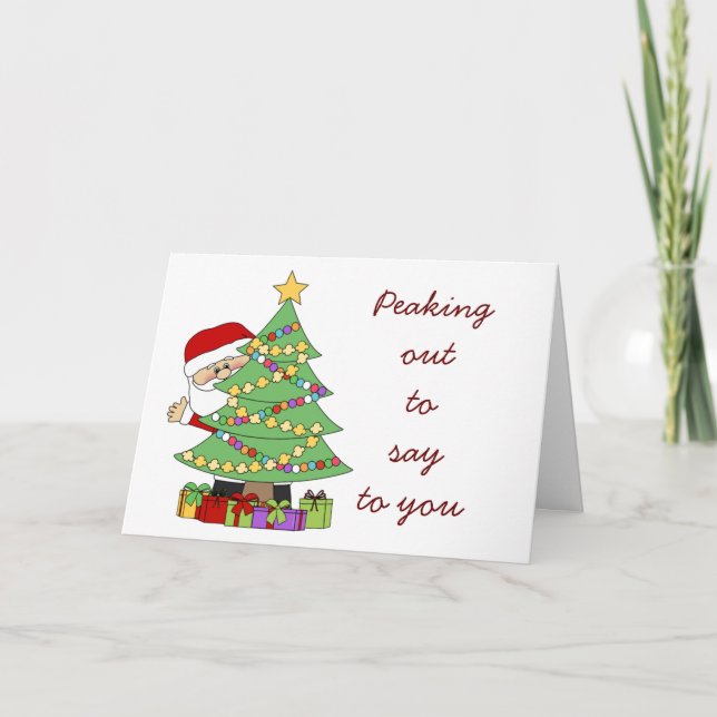 TALA FÖR ATT SÄGA GOD JUL/GOTT NYTT ÅR KORT (Framsida)