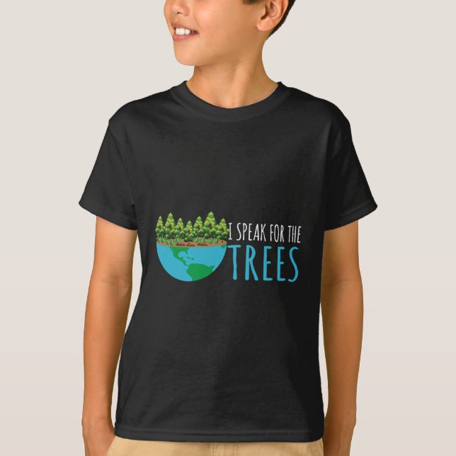 Tala för Träd-aktivister - miljöns Da T Shirt (Framsida)