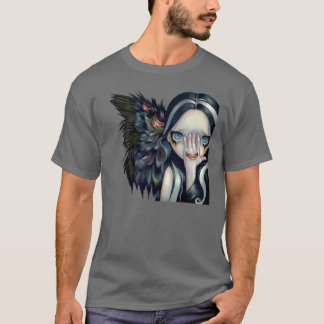 Tala ingen för ängelfasa för ond SKJORTA gotisk T-shirt