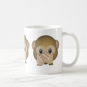 Tala ingen onda Emoji Kaffemugg