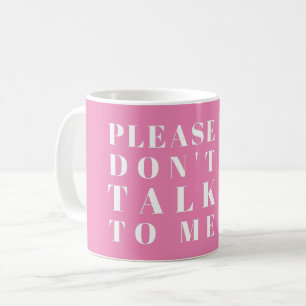 TALA INTE MED MIG - SARCASTIC WITTY PUN COF KAFFEMUGG