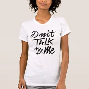 Tala inte med mig vit t shirt