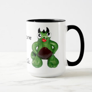 Tala inte till mig kaffemuggen mugg