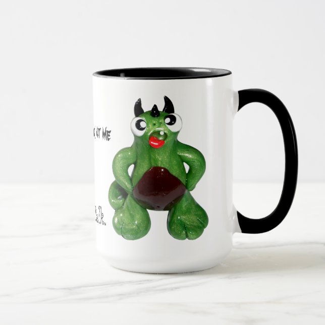 Tala inte till mig kaffemuggen mugg (Höger)