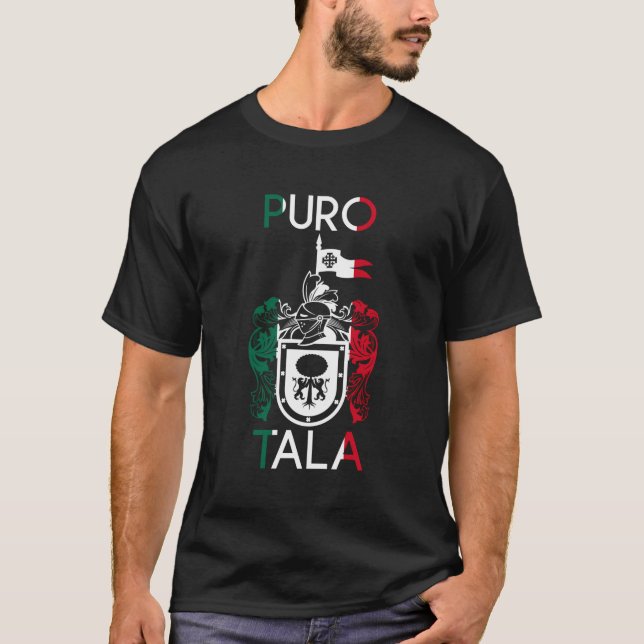 Tala Jalisco Estado De Mexiko Escudo Eagle Aguila T Shirt (Framsida)
