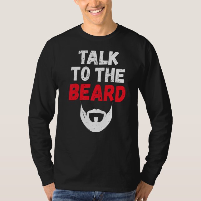 Tala med Beard Viking Bearded Manar T Shirt (Framsida)