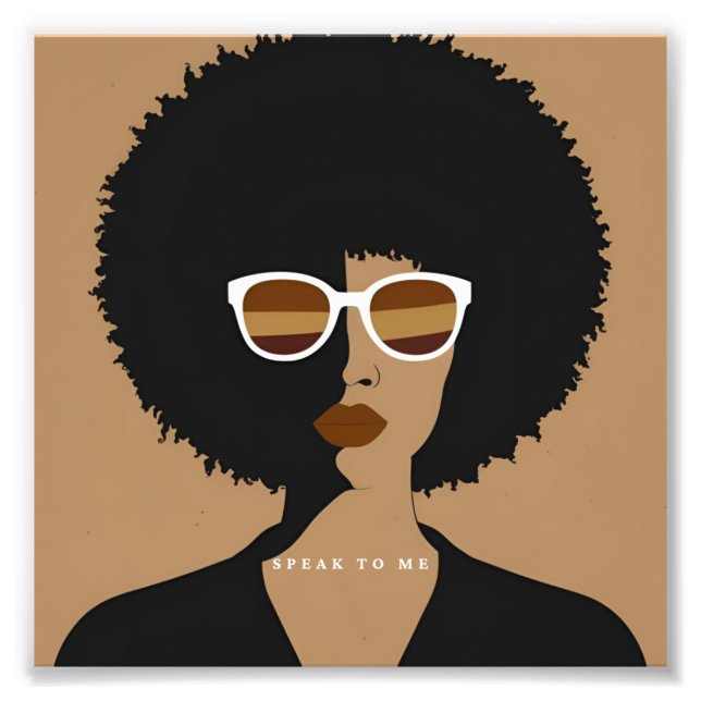 "Tala med mig" Fotoutvidgning Fototryck (Framsidan)