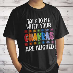 Tala Med Mig När Dina Chakran Är I Balans Roligt T Shirt