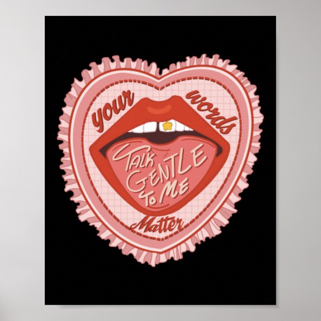 Tala med mig om din Ord Poster (Framsidan)