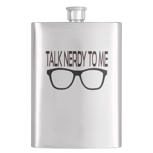 Tala med mig om svarta glasögon fickplunta (Framsidan)