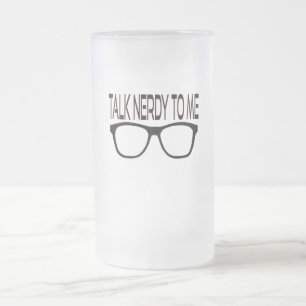 Tala med mig om svarta glasögon frostat ölglas