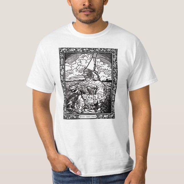 Tala med oss att dricka White Line T Shirt (Framsida)