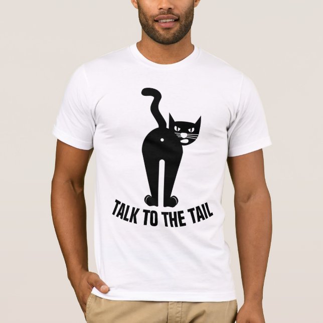 TALA MED SVAN, Lustigt T-shirts (Framsida)