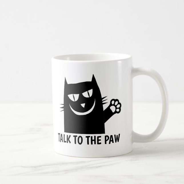 TALA MED TASS CAT KAFFE KOPPAR (Höger)