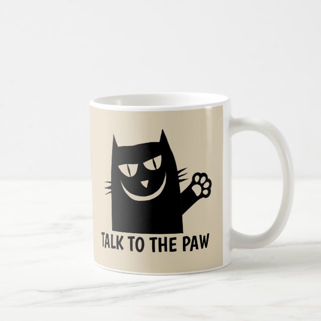 TALA MED TASS CAT Kaffe koppar (Höger)