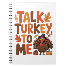 Tala med Turkiet till mig i Thanksgiving Anteckningsbok