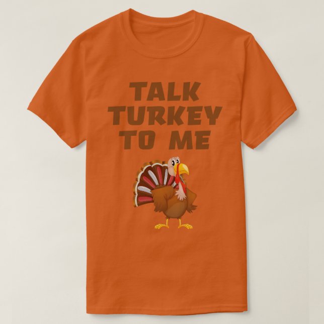 Tala med Turkiet till mig T Shirt (Design framsida)