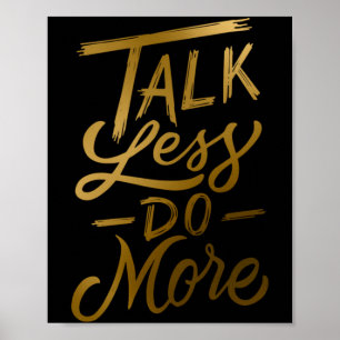 Tala mindre om mer poster