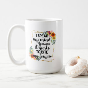 Tala mitt sinne kaffemugg