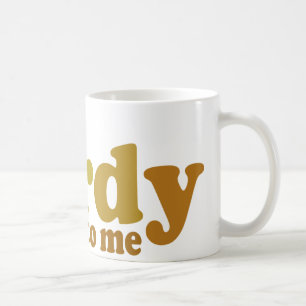 Tala nervös med mig Coola retro Kaffemugg